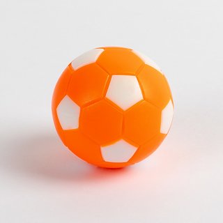 Kunstleder Fußball Ball Kicker Dema rot weiß Standardgröße 5 Ø 21cm 